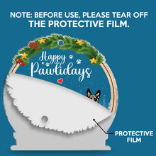 Happy Holidays - Dog & Cat Personalized Customized Ornament - Christmas Gift For Pet Owners, Pet Lovers