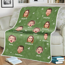 Custom Photo Family Christmas - Customized Personalized Blanket - Christmas Gift For Family