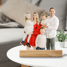 Custom Family Photo - Personalized Customized 3D LED Light - Gift For Family, Husband Wife, Anniversary, Couple