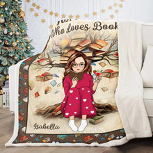 This Is My Reading Blanket - Personalized Customized Blanket - Gift For Bookworm, Booklovers, Bookaholic