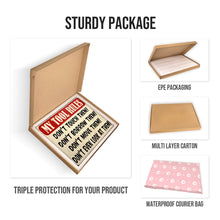 Tool Rules Metal Sign Home Decoration Tool Room Warning Sign