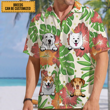 Cute Dog Theme Summer Dog Love - Gift For Dog Lover - Personality Customized Hawaiian shirt