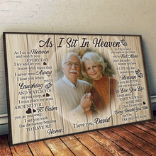 Never Left You Canvas - Customize Canvas For Wife - Gift For Sympathy Father - Rest In Peace - Loss of Mother - Memorial In Heaven Canvas