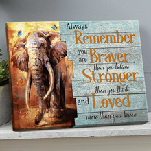 Inspirational Elephant Canvas Wall Art - Perfect for Living Room, Bedroom, and Bathroom Decor