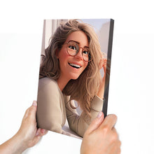 Custom Cartoon-Style Canvas - Personalized Customized Canvas - Gift For Weddings, Pets & Family Memories
