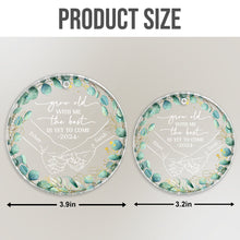 The Best Is Get To Come - Customized Personalized Car Ornament - Gift For Couple Husband Wife