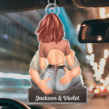 Couple It's Just That You - Customized Personalized Car Ornament - Gift For Couple Husband Wife Valentine's Day Gift