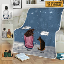 Memorial Pet Blanket - Personalized Customized Blanket - Gift For Pet Lover Dog Lover - Gift In Memory Of The Dog