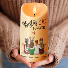 Our Laughs Are Limitless Our Memories Are Countless - Personalized Candle LED Light - Gifts For Besties