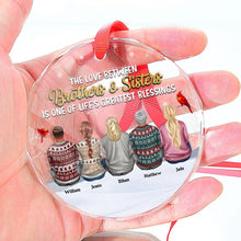 One Of Life's Greatest Blessings - Personalized Custom Glass Ornament - Christmas Gift For Family