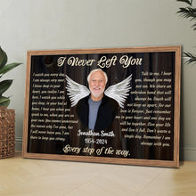 I Never Left You - Personalized Customized Canvas - Memorial Gift For Family Members