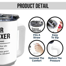 Custom Your Name With Funny Title - Customized Personalized 40oz Tumbler - Gift For Friends, Coworkers