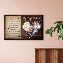 Custom Photo Personalized Memorial Gifts For Loss Of Husband Memorial Bereavement Loss Of Loved - Personalized Custom Canvas