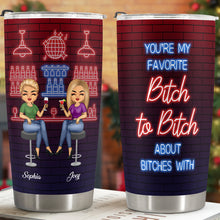 Here's To Another Year Of Bonding Over Alcohol Best Friends - Custom Tumbler - Gift For BFFs, Besties