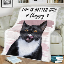 Custom Photo Upload Pet Image -  Personalized Blanket - Gift For Dog Lovers