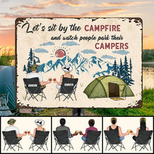 Home Is Where We Park It  - Customized Metal Signs - Gift For Camping Lover