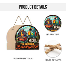 Open For The Season - Personalized Door Signs Gift For Family, Friend