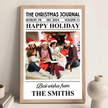 Custom Photo Canvas Article Style - Personalized Customized Canvas - Christmas Gifts For Family, Friends