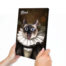 Custom Photo Funny Pet Portrait - Personalized Customized Canvas - Gift For Pet Lovers