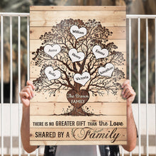 There Is No Greatest Gift Than Family - Personalized Customized Canvas - Gift For Family Members