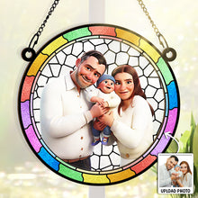 Custom Photo Cartoon Image - Personalized Acrylic Window Suncatcher Ornament - Gift For Pet Lovers