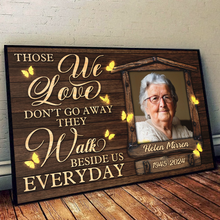 My Mind Still Talks To You - Personalized Customized Canvas - Memorial Gift For Family Members