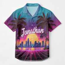 Custom Photo Sunset Pop - Personalized Customized Hawaiian shirt - Gift For Family Members, Best Friends