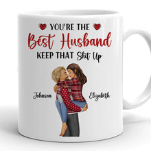 You're The Best Wife Best Husband - Customized Personalized Mug - Christmas Gift For Couple Husband Wife
