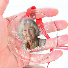 Custom Photo - Not A Day Goes By That You're Not Missed - Customized Personalized Glass Ornament - Memorial Gift For Loss