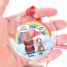 I Still Miss You - Personalized Glass Ornament - Christmas Memorial Gift For Dog Lovers