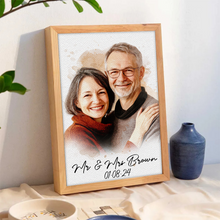 Colors Splash Custom Photo Canvas - Personalized Customized Canvas - Gifts For Family Members