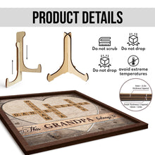 Crossword Art This Family Belong To - Personalized Customized 2-Layered Wooden Plaque - Gift For Family Members