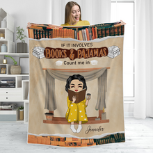 Personalized Custom Fleece Flannel Blanket Gifts For Book Lovers