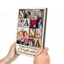 Custom Print with Nana Theme Personalized Customized Canvas - Perfect Family Gift for Nana