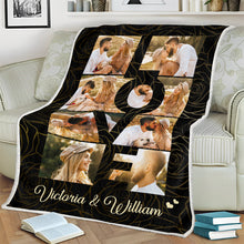 Custom Photo Family Love  - Personalized Photo Blanket - Gifts For Family, Couple