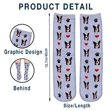 Custom Photo - Personalized Customized Socks - Gift For Dog Pet Lover - Cute Dog Gift