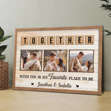 Lovely Couple Custom Photo Canvas - Personalized Customized Canvas - Gift For Couples, Lovers, Husband Wife