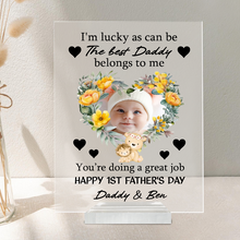 As Can Be The Best Dad - Customized Personality Acrylic Plaque - Gift For Dad Father's Day