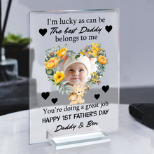 As Can Be The Best Dad - Customized Personality Acrylic Plaque - Gift For Dad Father's Day