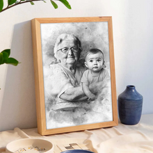 Custom Add Deceased Loved One, Memorial Gift, Add Person to Photo, Family Portrait Different Photos, Combine Photos Canvas