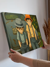 Ghibli Your Photo - Turn Your Photo to Ghibli Canvas - Gift For Family Members, Siblings