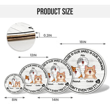 Don't Even Try It  - Personalized Customized Doorsign Best Gift For Pet Cat Lover