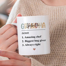 Best Mom Definitions - Personalized Customized Mug - Gift For Mom, Grandma, Wife, Her