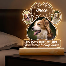 Custom Photo You Left A Paw Prints On Our Hearts - Customized Personalized 3D LED Light - Gift For Dog Lovers, Pet Lovers