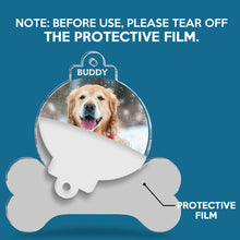 Custom Photo Forever In Our Hearts - Personalized Custom Acrylic Ornament - Best Gift For Dog Lover