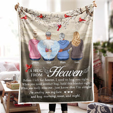 Before I Left For Heaven - Customized Personalized Blanket - Memorial Gift For Loss