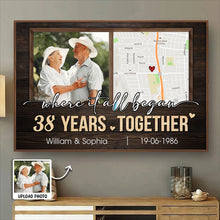 Where It All Began - Personalized Customized Canvas - Gift For Family, For Couples, Lovers