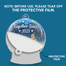 You And Me We Got This - Customized Personalized Crystal Ball Acrylic Ornament - Gift For Couple Husband Wife