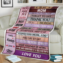 Best Mom Ever - Personality Customized Blanket - Gift For Mom Mother's Day Gift