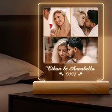 Custom Photo With Loved Ones - Personalized Customized 3D LED Light - Gift For Family Members, Couple, Best Friends